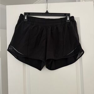 Lululemon Black Athletic Running  Shorts